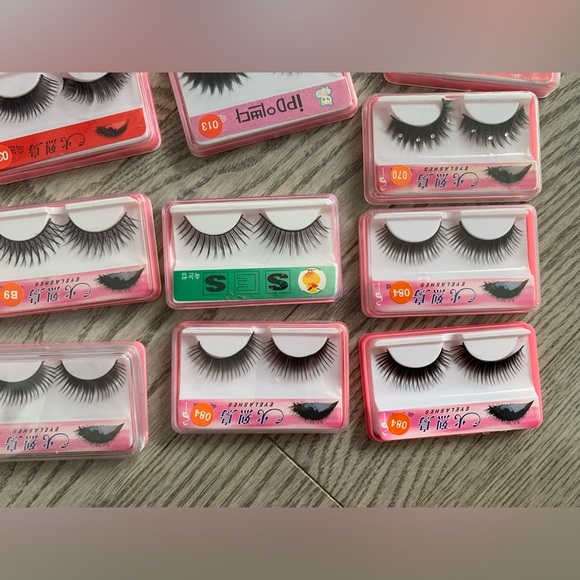 Individually Packed Natural Dramatic False Black eyelashes Set 18 pairs - Picture 3 of 5